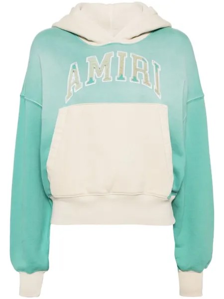 AMIRI худи с вышитым логотипом, синий