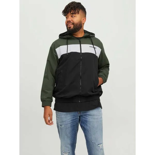 Куртка Jack & Jones Rush Plus Bomber, зеленый