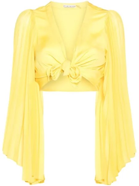 Alice + olivia топ Rochelle, желтый