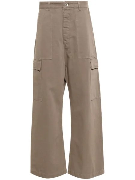 Rick Owens DRKSHDW брюки карго, нейтральный цвет
