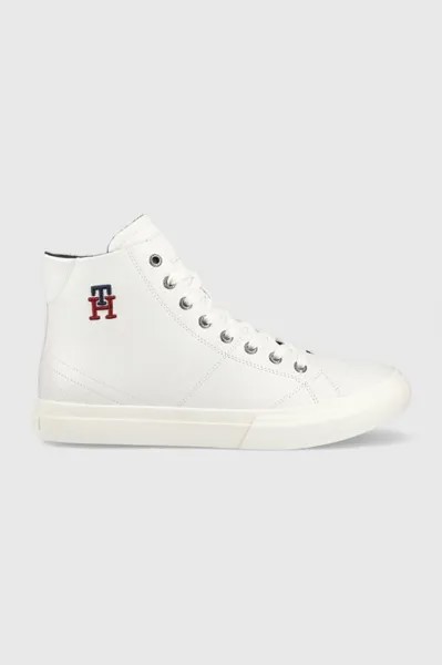 Кроссовки TH HI VULC STREET LEATHER Tommy Hilfiger, белый