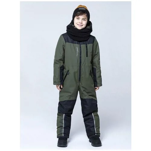 Комбинезон NIKASTYLE, демисезонный, размер 158 (80), коричневый
