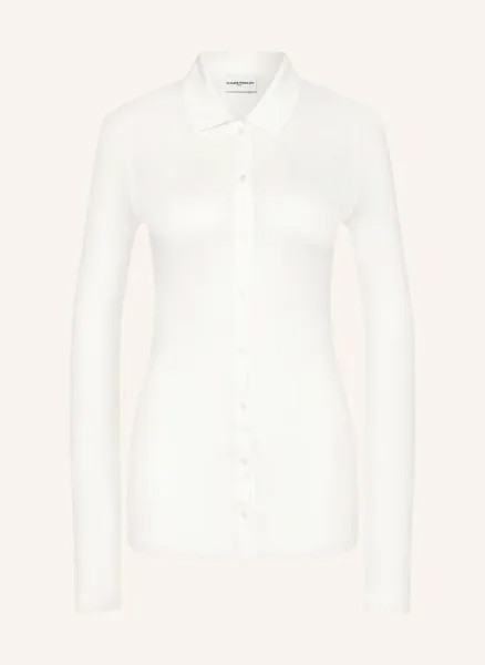 Блузка-рубашка из джерси Claudie Pierlot, экрю