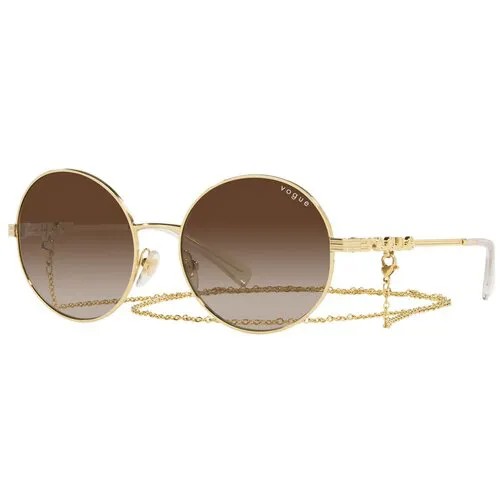 Солнцезащитные очки Vogue eyewear, коричневый, золотой