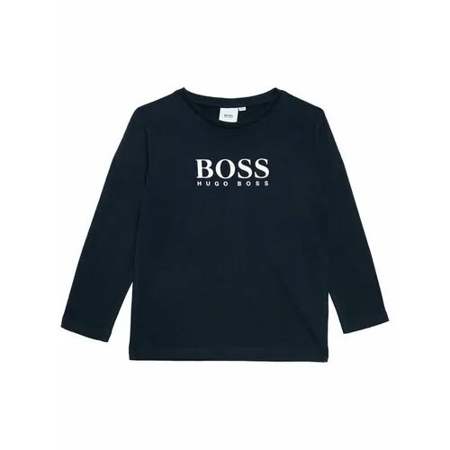 Лонгслив BOSS, размер 14Y [METY], синий