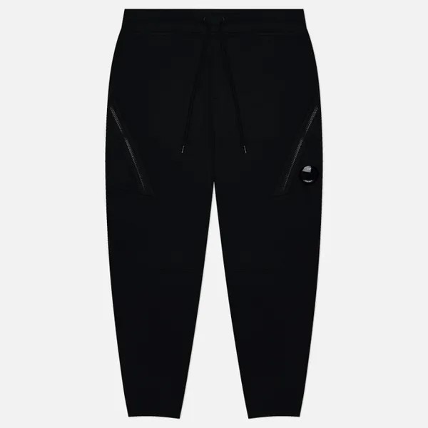 Мужские брюки C.P. Company Diagonal Raised Fleece Tapered Leg чёрный, Размер XL