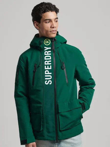 Куртка-ветровка Superdry Ultimate SD, зеленый/оптический