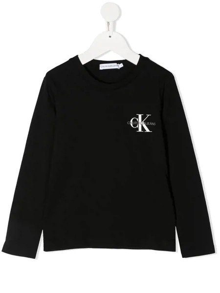 Calvin Klein Kids футболка с логотипом