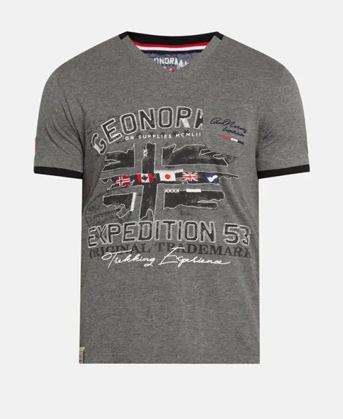 Футболка Geographical Norway, цвет Medium Grey