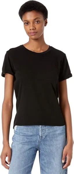 Футболка Michael Lauren Hammer Signature Soft Fabric Crew Neck Boyfriend Tee, черный