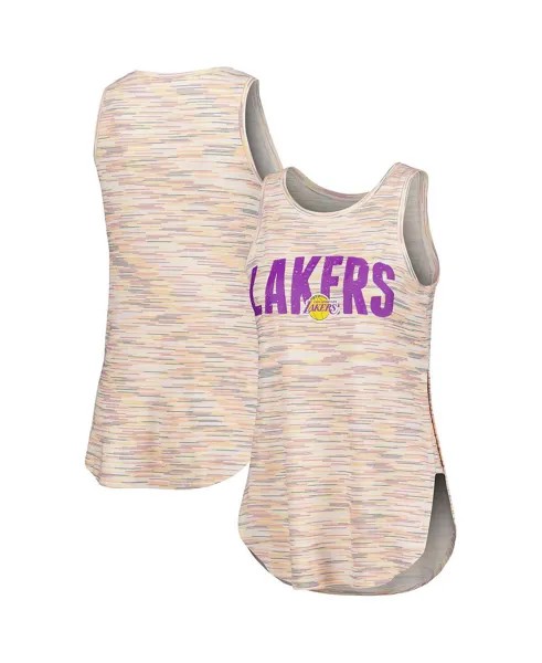 Женская белая майка Los Angeles Lakers Sunray Concepts Sport, белый