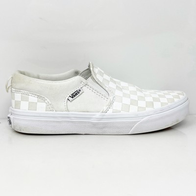 Vans Boys Asher 500714 Белая повседневная обувь Кроссовки Размер 3