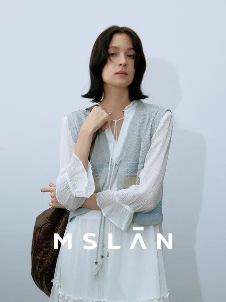 Болеро Mslan шерстяной, синий