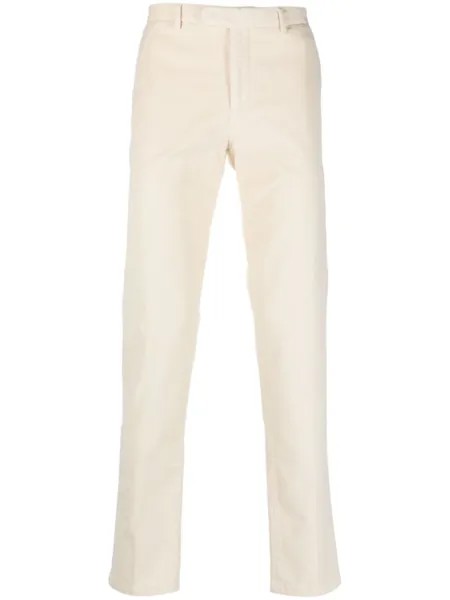 Boglioli straight-leg chino trousers, нейтральный цвет