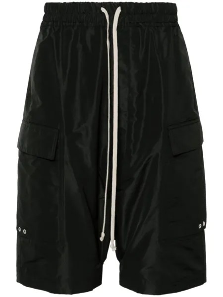 Rick Owens шорты карго с кулиской, черный