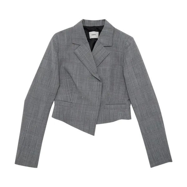 Куртка Coperni Cropped Double Breasted Jacket, черный