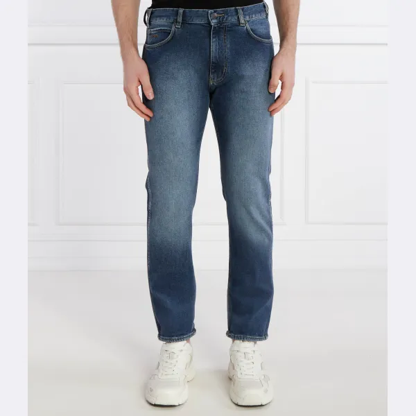 Джинсы узкого кроя j16 Emporio Armani, синий