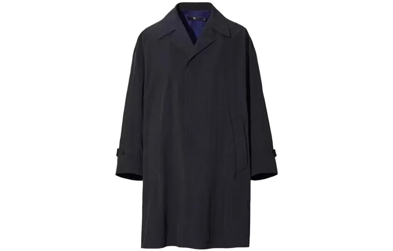 Мужской тренч UNIQLO, цвет Black
