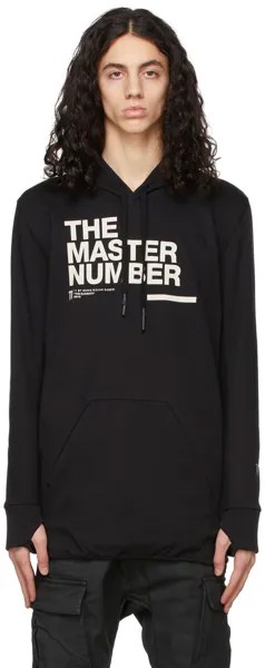 Черная худи 'The Master Number' H1B 11 by Boris Bidjan Saberi