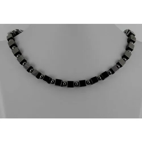 Бусы Minera, агат, оникс, длина 48 см