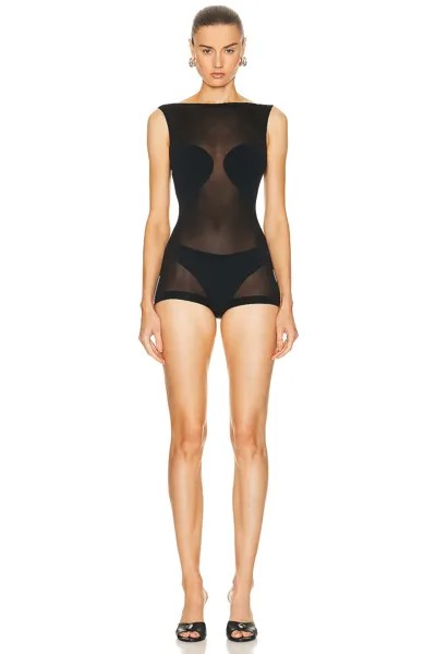 Комбинезон Wolford Venus Panty Body Romper, черный