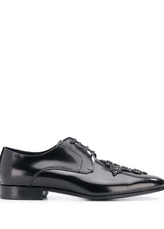 Dolce & Gabbana Cameron Swarovski cross derby shoes