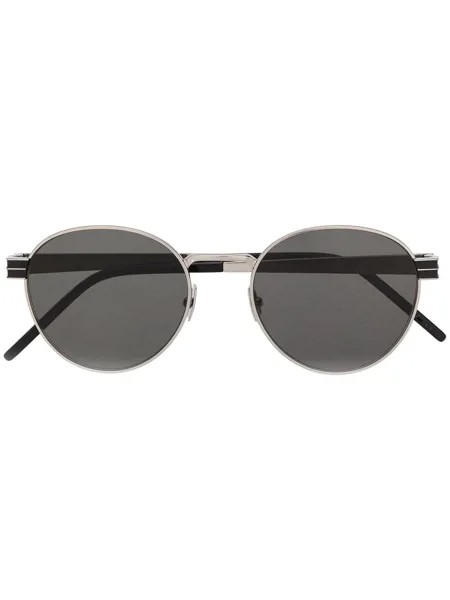 Saint Laurent Eyewear солнцезащитные очки в круглой оправе