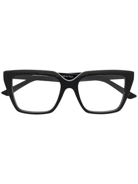 Balenciaga Eyewear очки в квадратной оправе с логотипом