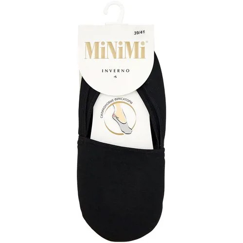Миними. Подследники с ворсом и силиконовым укреплением Mini Velour (1 пара) nero 35-38