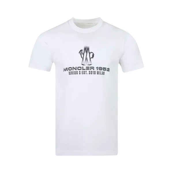 Футболка Moncler Genius Short-Sleeve T-Shirt 'White', белый
