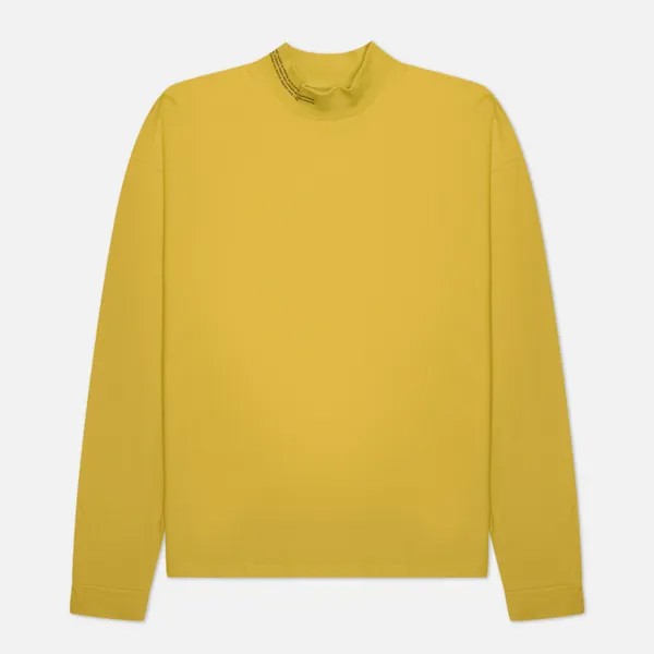 Мужской лонгслив PANGAIA Archive High Neck жёлтый, Размер L