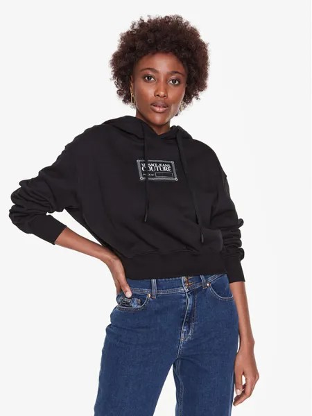 Толстовка regular fit Versace Jeans Couture, черный