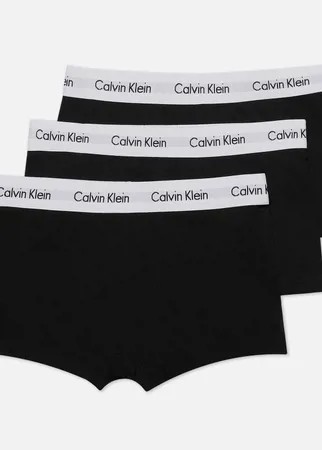 Комплект мужских трусов Calvin Klein Underwear 3-Pack Low Rise Trunk, цвет чёрный, размер L