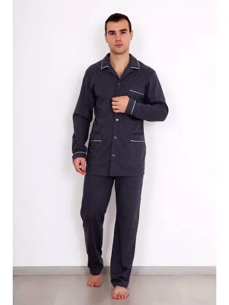 Мужская пижама из кулирки LikaDress 5549 р.58