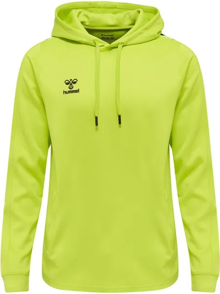 Толстовка Hummel Hoodie Hmlcore Xk Poly Sweat Hoodie, цвет LIME POPSICLE