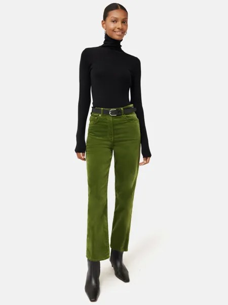 Бархатные джинсы Delmont Jigsaw, зеленый