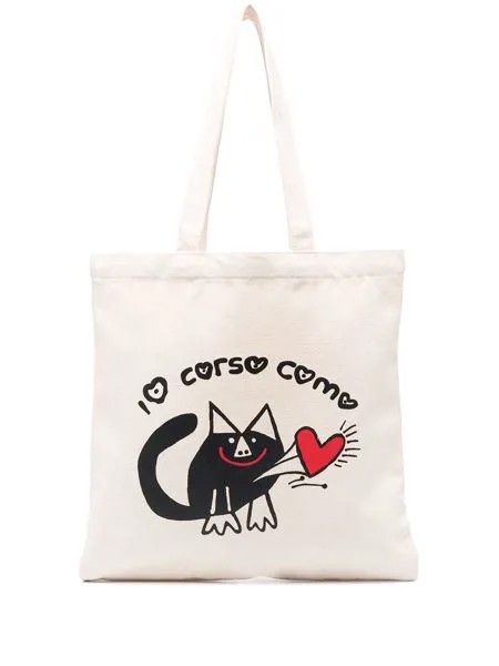 10 CORSO COMO дутая сумка-тоут с логотипом