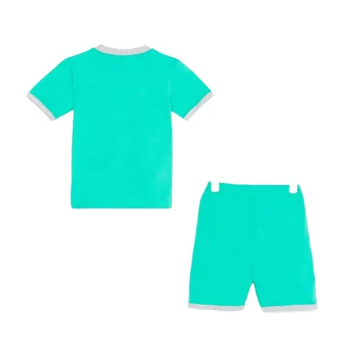 Комплект для мальчика (футболка/шорты), цвет ментоловый, рост 92