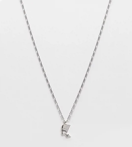 Серебряное ожерелье с подвеской нефертити Serge Denimes-Серебристый