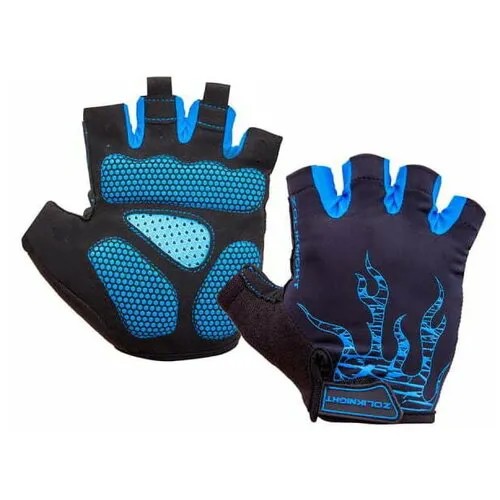 Перчатки STELS, регулируемые манжеты, размер L, черный, синий