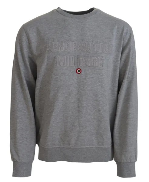 Свитер AERONAUTICA MILITARE, серый мужской пуловер, свитшот IT54/US44/XXL 200 долларов США