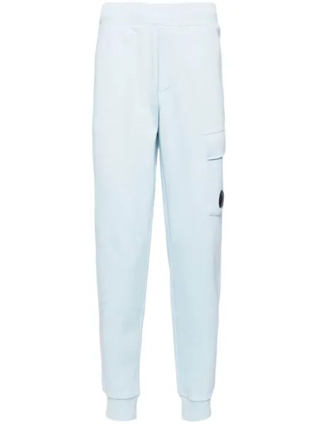 C.P. Company спортивные брюки с декором Lens, синий