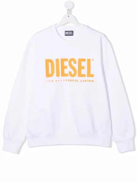 Diesel Kids толстовка с логотипом
