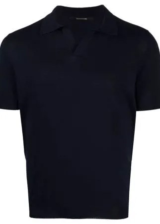 Tagliatore трикотажная рубашка поло с короткими рукавами