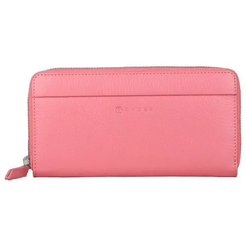 Кошелёк Cross Colors Flamingo, кожа наппа, фактурная, цвет розовый