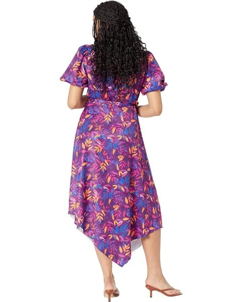 Платье LITTLE MISTRESS Viola Dress, цвет Purple Leaf Print