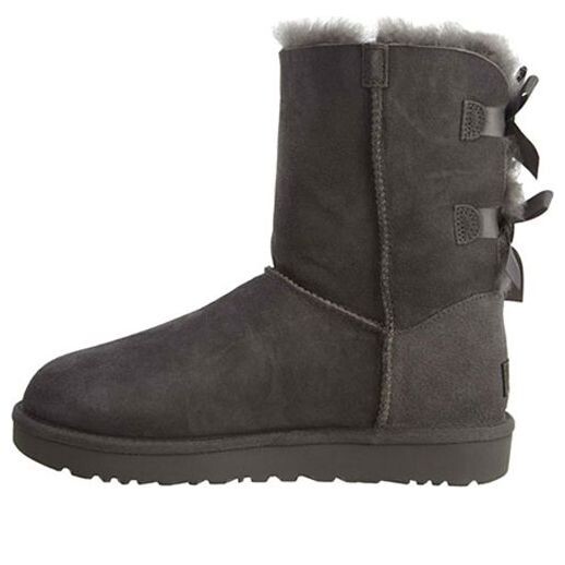 Зимние ботинки mini bailey bow ii boots с флисовой подкладкой Ugg, серый