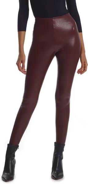 Леггинсы из искусственной кожи Perfect Control SLG06 Commando, цвет Oxblood