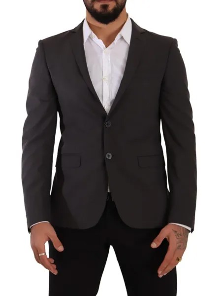 ALESSANDRO GILLES Блейзер Серый однобортный пиджак Пальто IT50 / US40 / L 500 долларов США