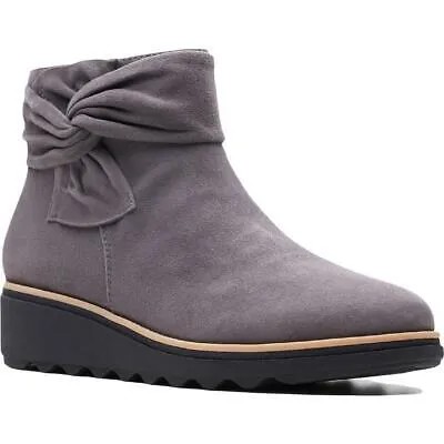 Женские ботильоны Clarks Sharon Salon Grey 11 Medium (B,M) BHFO 6623